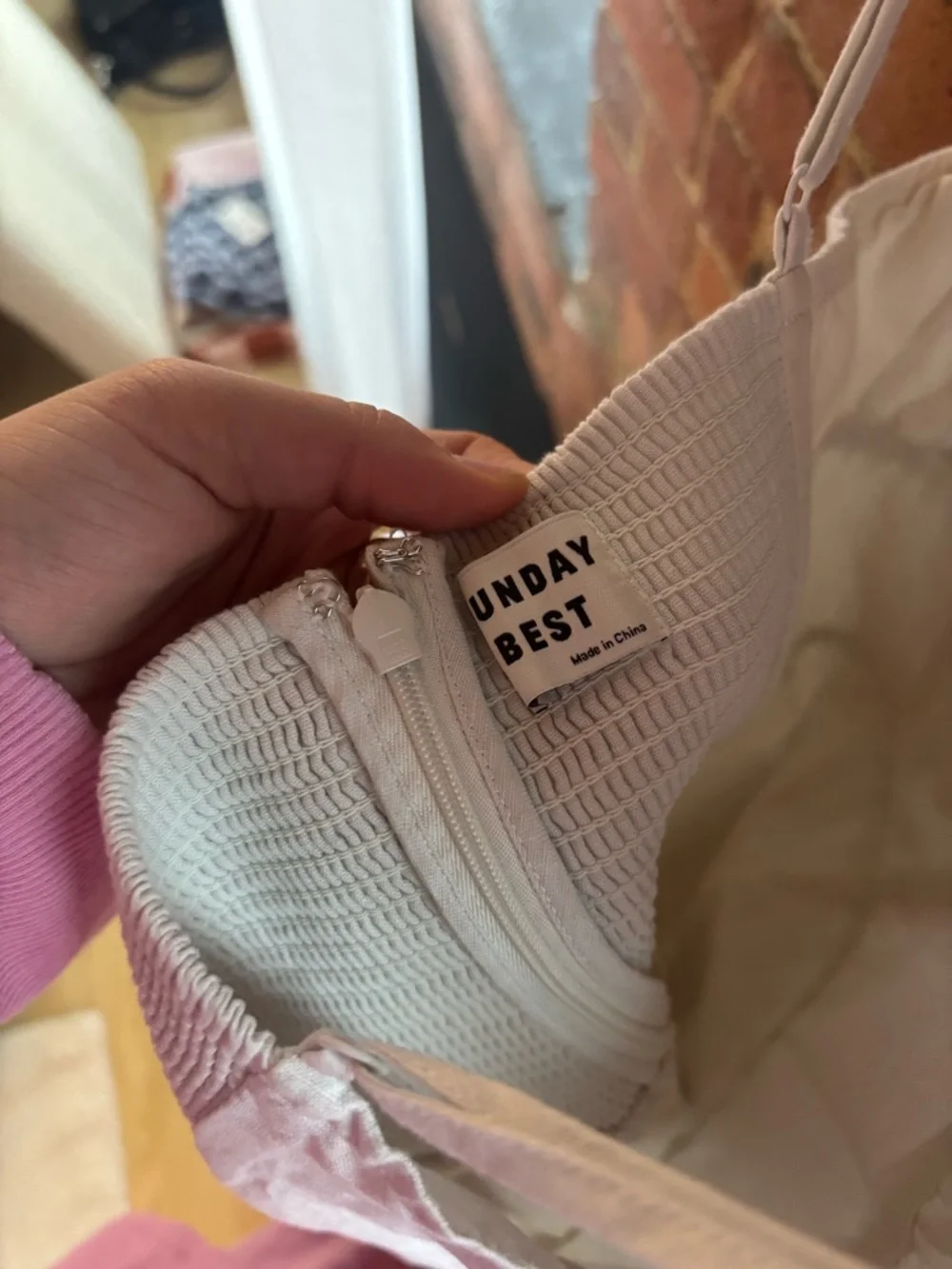 Aritzia Sunday Best White Mini Dress - Picture 7 of 9